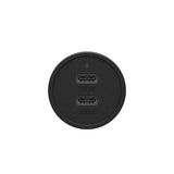 Otterbox USB-C 30 Watt / 20 Watt Fast Charge Dual Port Car Charger - Black Shimmer
